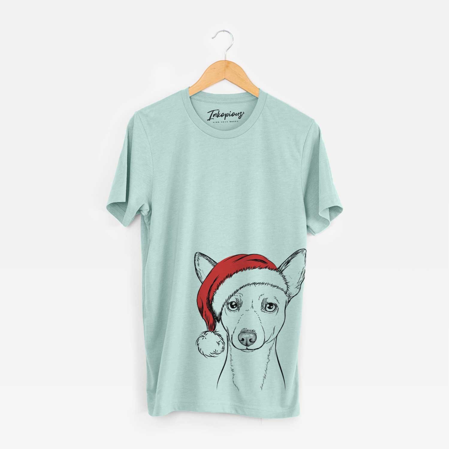Santa Perry the Portuguese Podengo - Unisex Crewneck