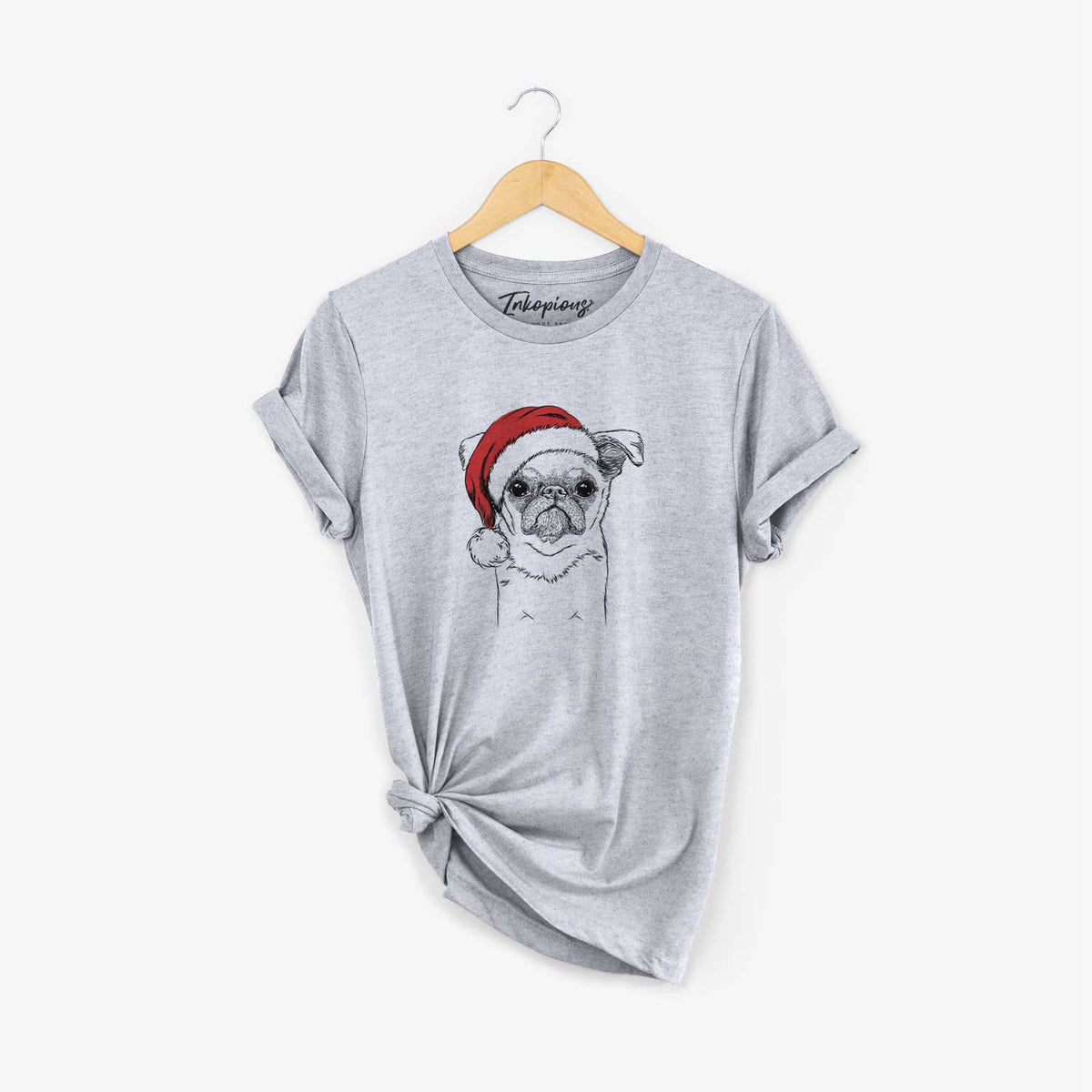 Santa Petit Penny the Brussels Griffon - Unisex Crewneck