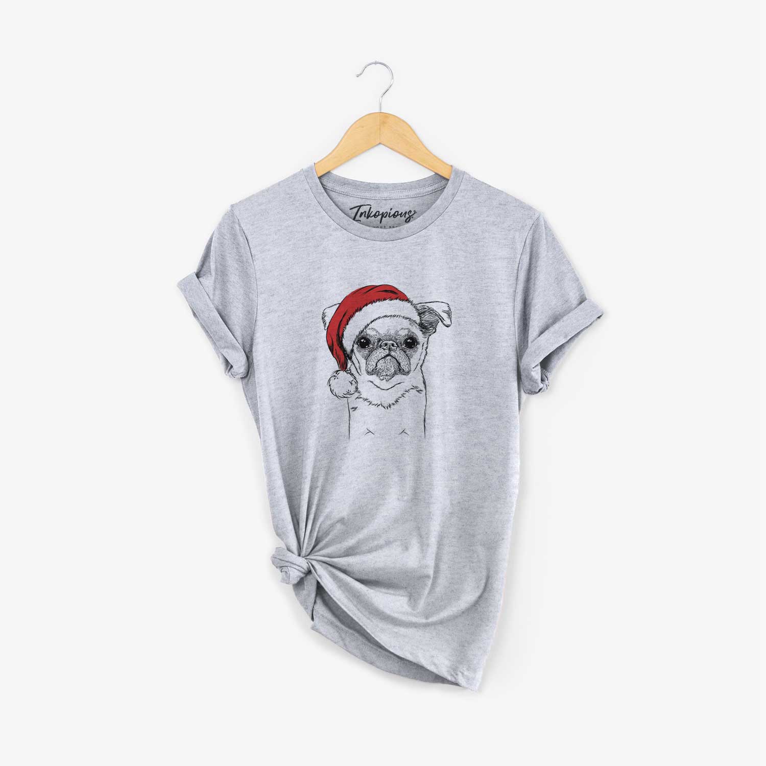 Santa Petit Penny the Brussels Griffon - Unisex Crewneck