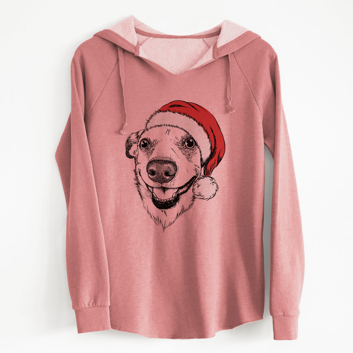 Santa Petrah the Staffy Mix - Cali Wave Hooded Sweatshirt