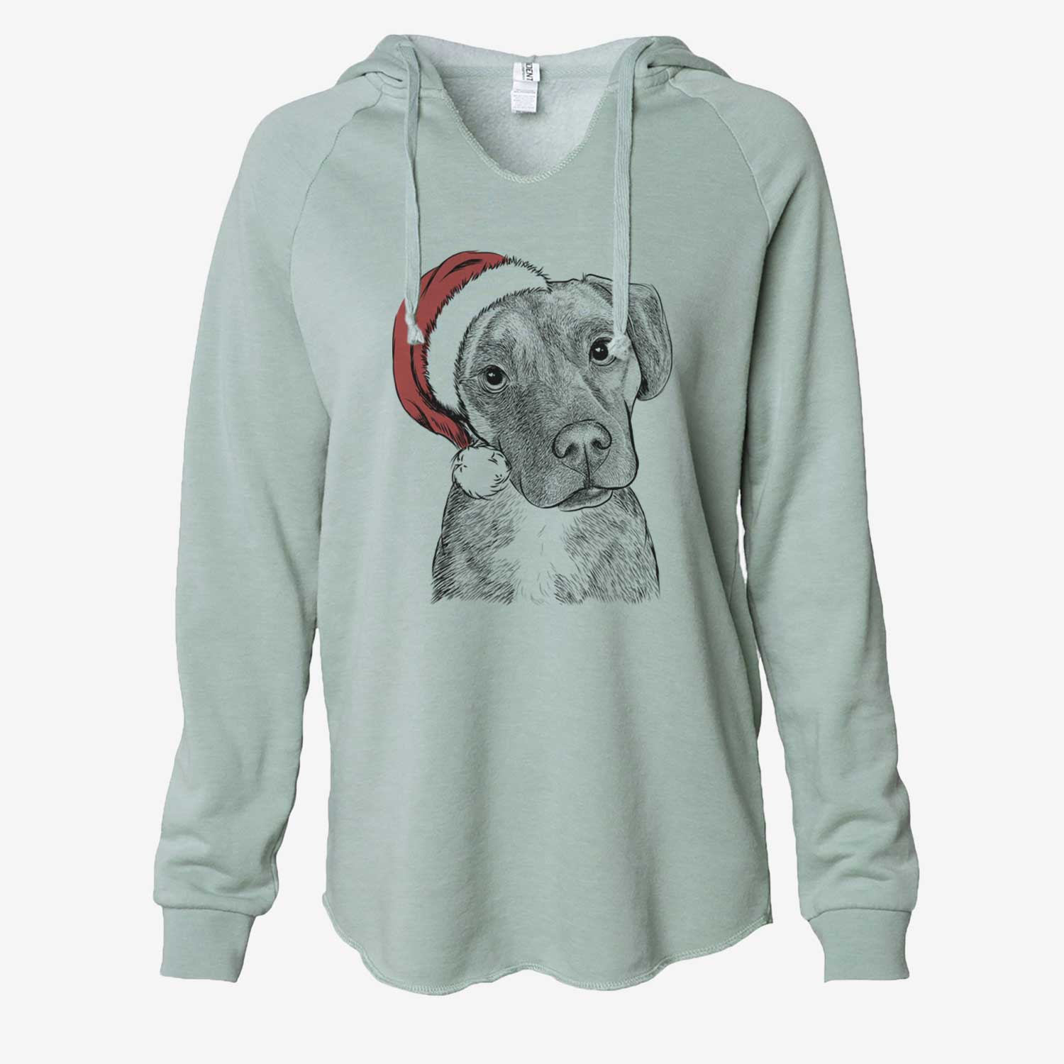 Peyton Manning the Beagle Bulldog Mix - Cali Wave Hooded Sweatshirt