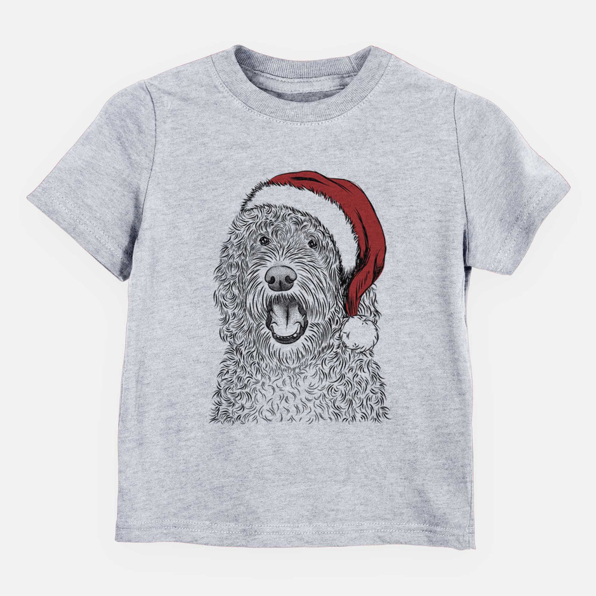 Santa Phillip the Portuguese Water Dog - Kids/Youth/Toddler Shirt