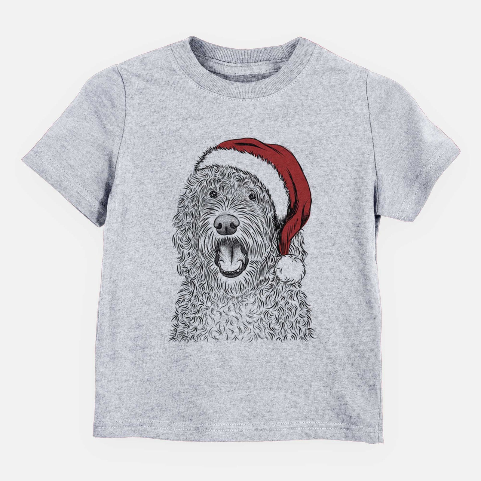 Santa Phillip the Portuguese Water Dog - Kids/Youth/Toddler Shirt