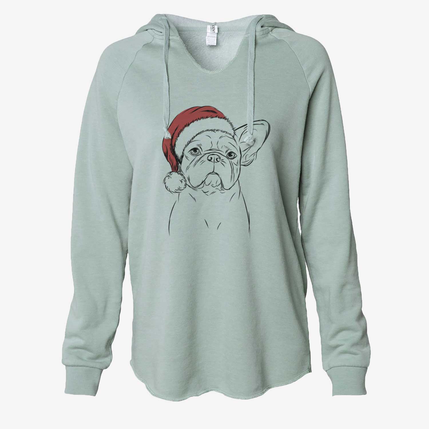 Pierre the French Bulldog - Cali Wave Hooded Sweatshirt