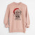 Santa Pierre the Soft Coated Wheaten Terrier - Unisex Pigment Dyed Crew Sweatshirt