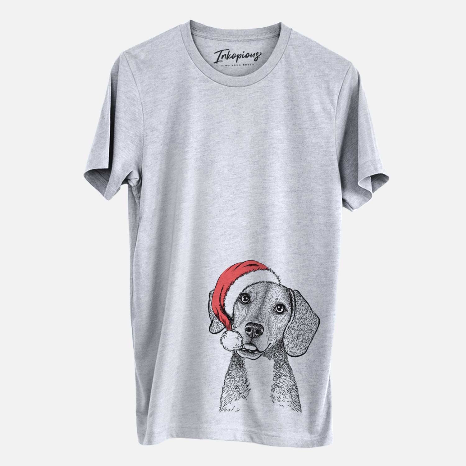 Santa Piggy the Beagle Mix - Unisex Crewneck
