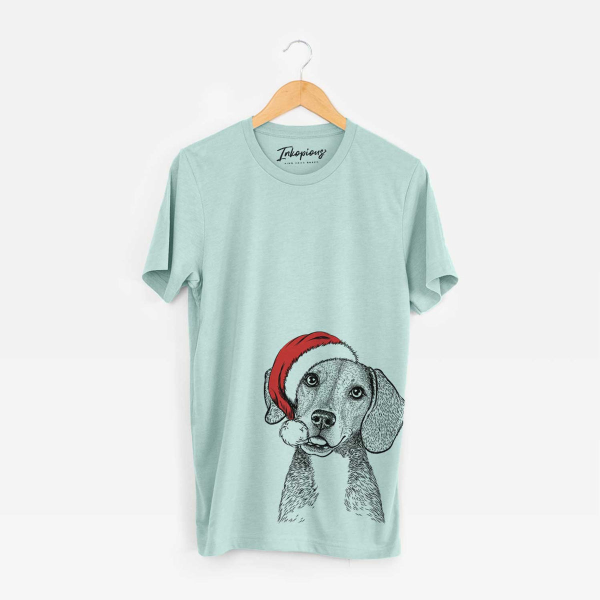 Santa Piggy the Beagle Mix - Unisex Crewneck