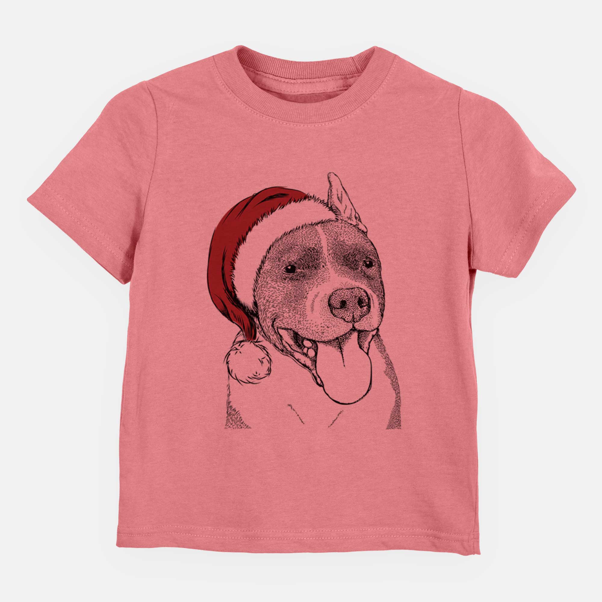 Santa Piggy the American Stafforsdhire Terrier - Kids/Youth/Toddler Shirt