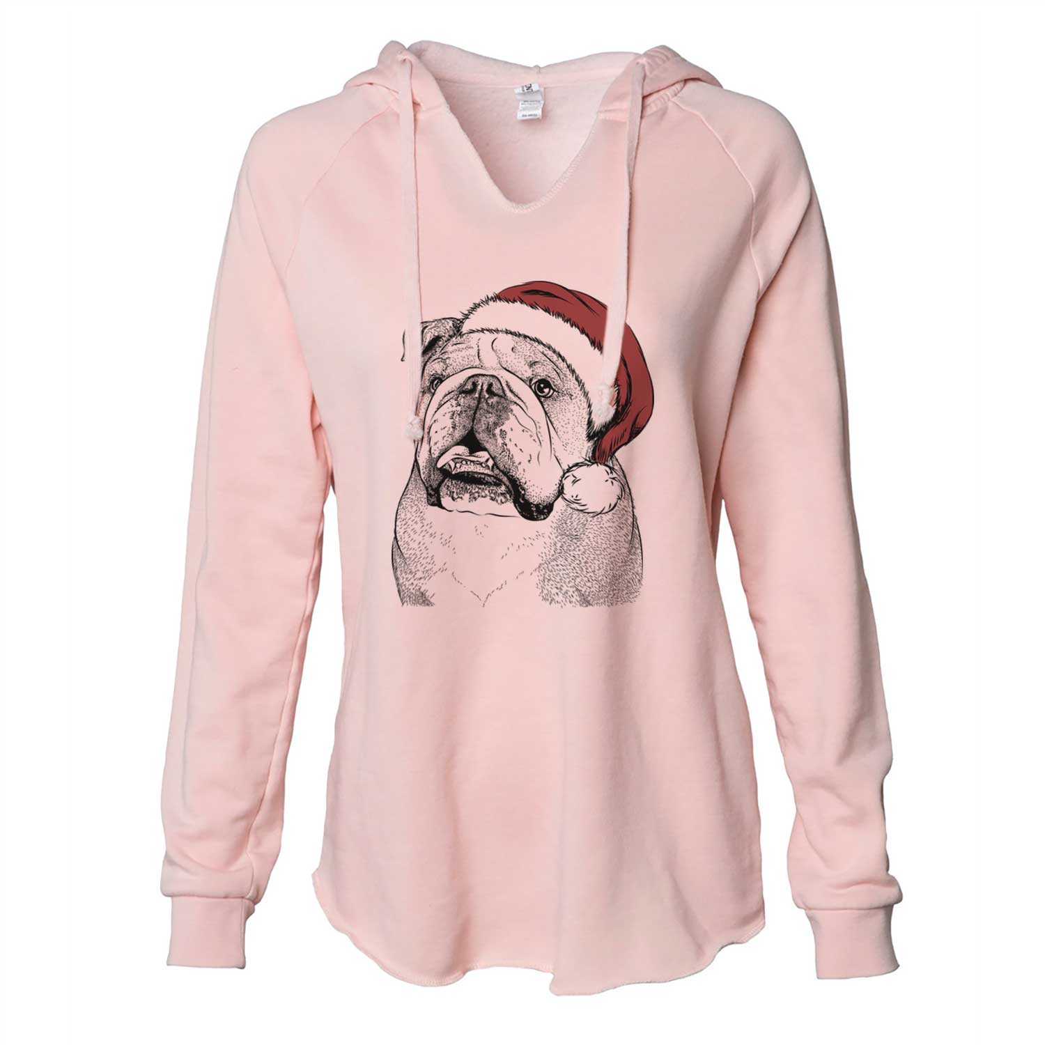Piggy the English Bulldog - Cali Wave Hooded Sweatshirt