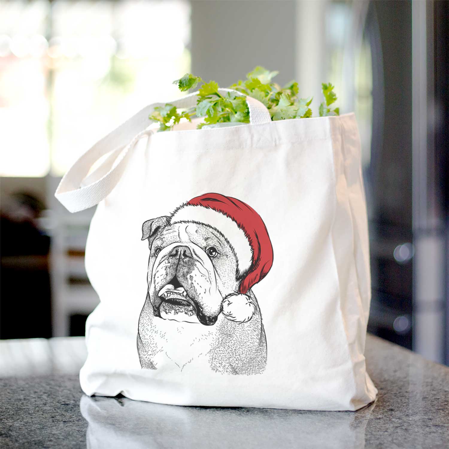 Piggy the English Bulldog - Tote Bag