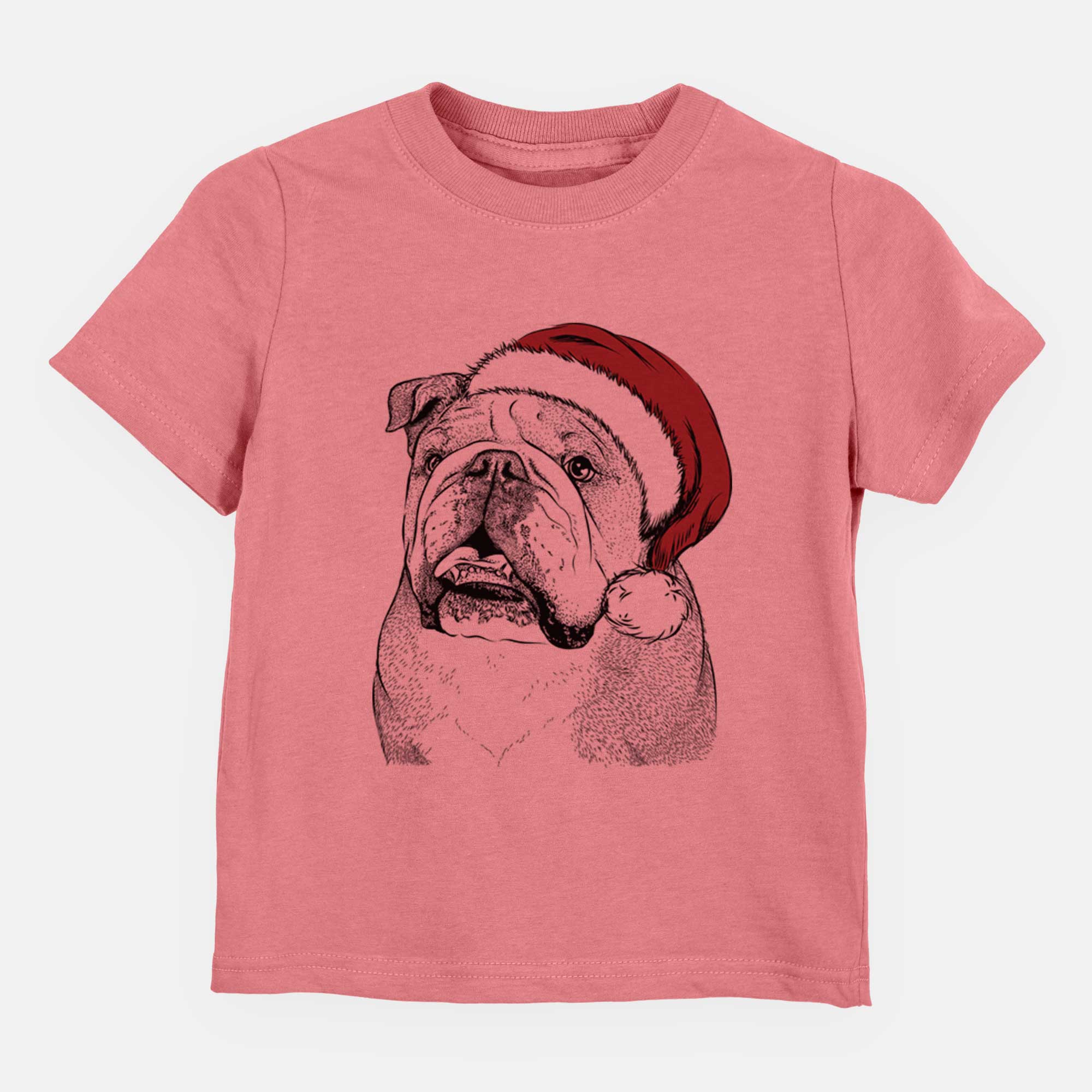 Santa Piggy the English Bulldog - Kids/Youth/Toddler Shirt