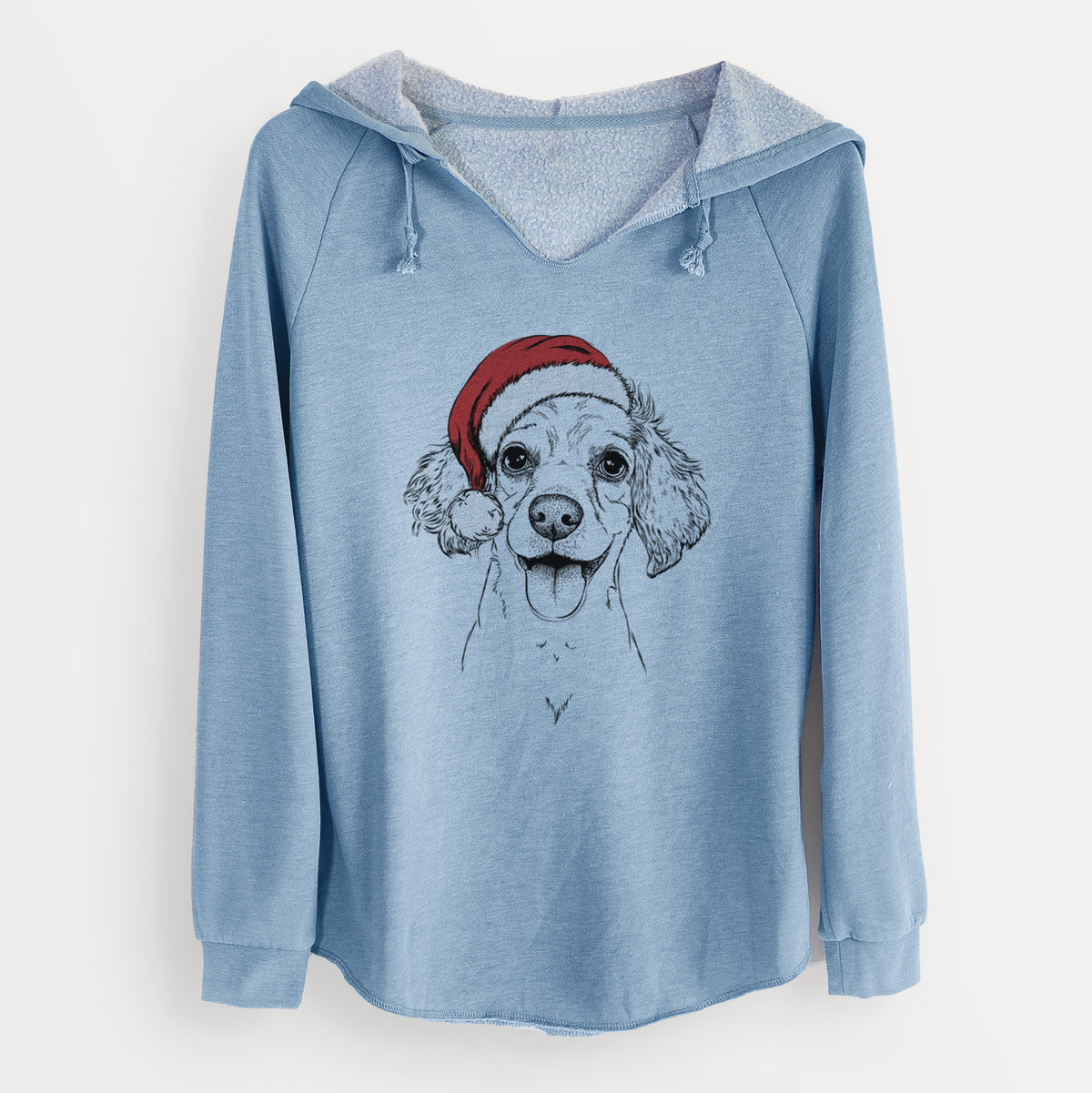 Santa Piglet the Dachshund Mix - Cali Wave Hooded Sweatshirt