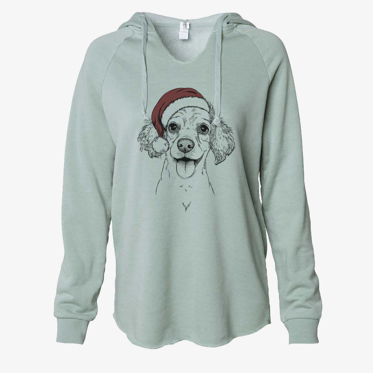 Piglet the Dachshund Mix - Cali Wave Hooded Sweatshirt