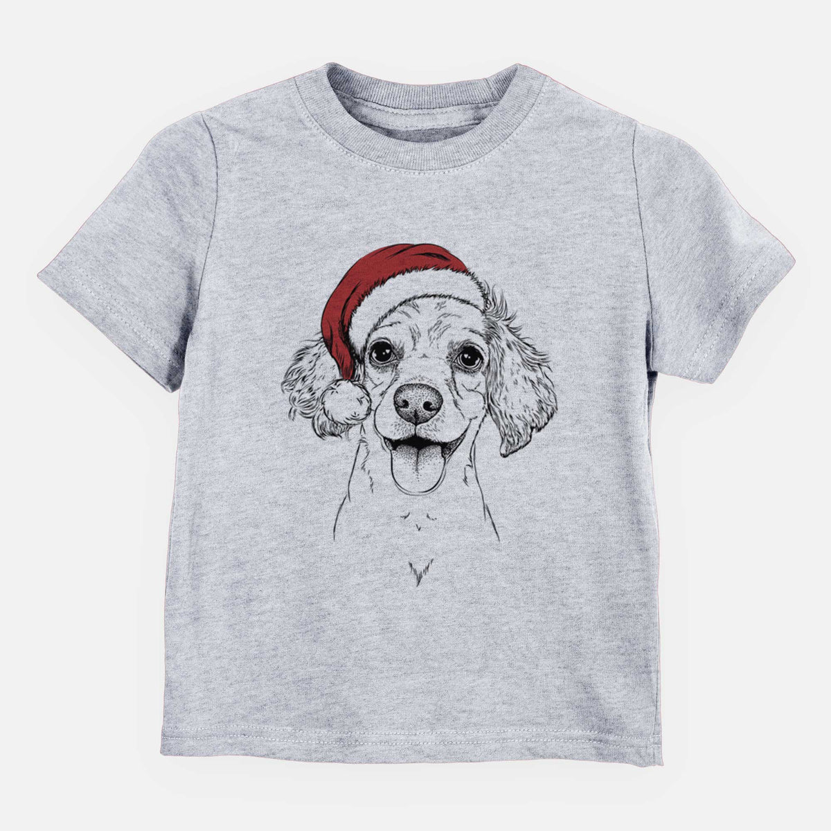 Santa Piglet the Dachshund Mix - Kids/Youth/Toddler Shirt