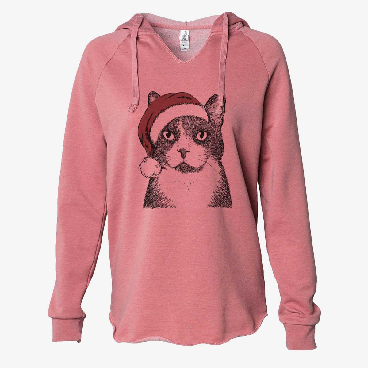 Pinky the Tuxedo Cat - Cali Wave Hooded Sweatshirt