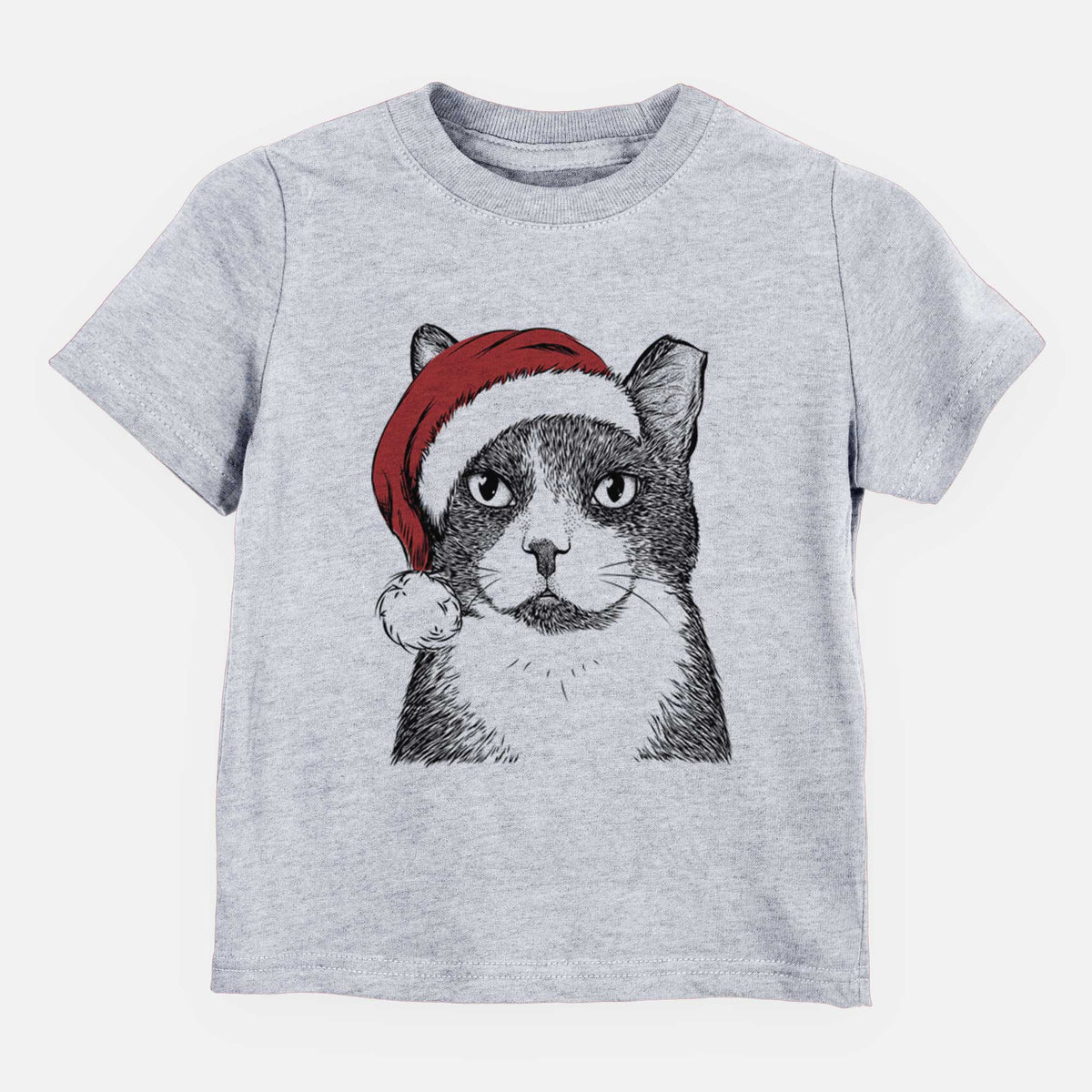 Santa Pinky the Tuxedo Cat - Kids/Youth/Toddler Shirt