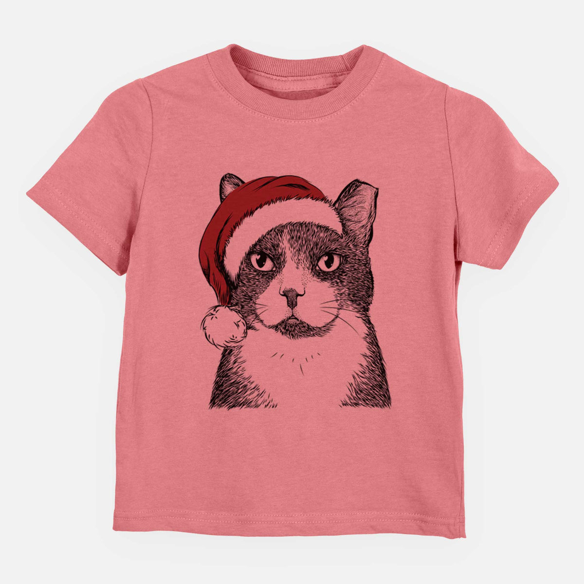 Santa Pinky the Tuxedo Cat - Kids/Youth/Toddler Shirt