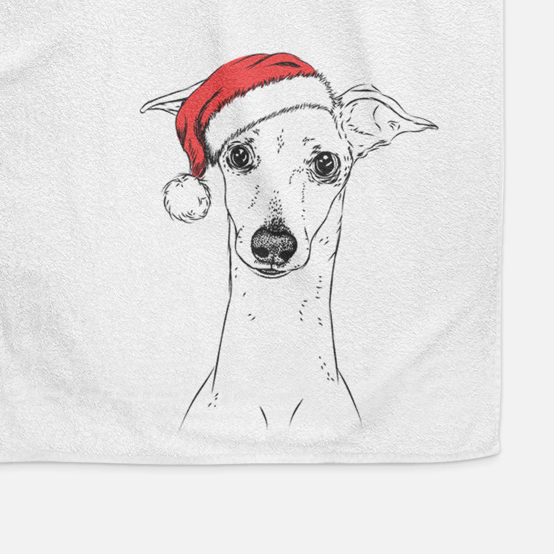 Pip the Italian Greyhound Decorative Hand Towel