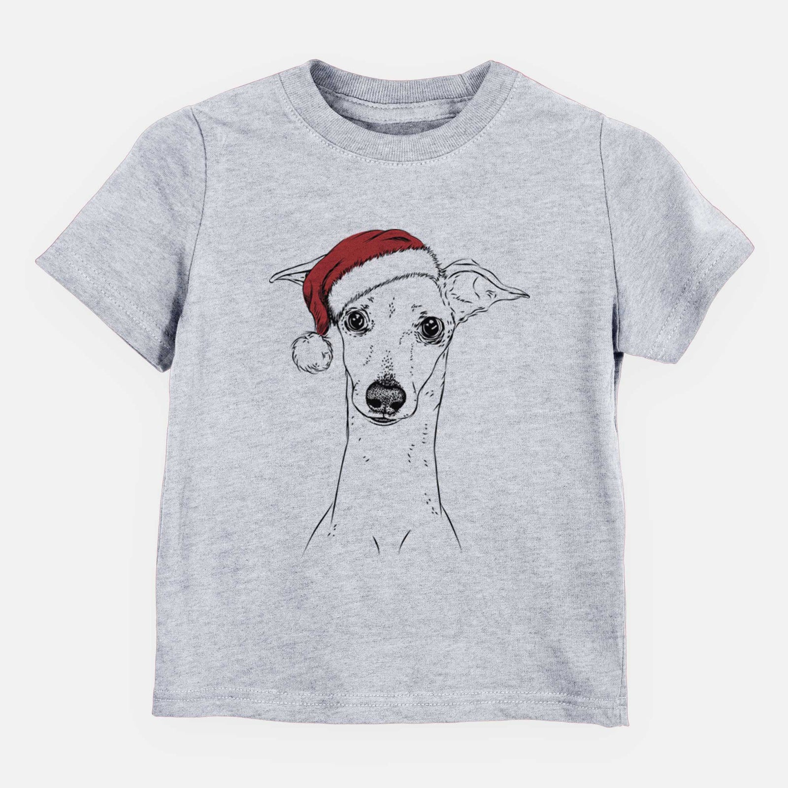Santa Pip the Italian Greyhound - Kids/Youth/Toddler Shirt