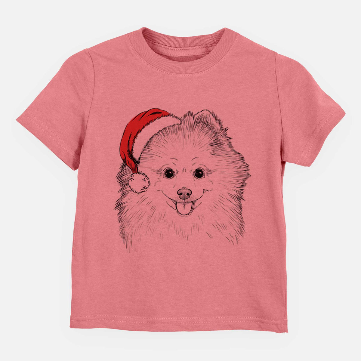 Santa Piper Jo the Pomeranian - Kids/Youth/Toddler Shirt