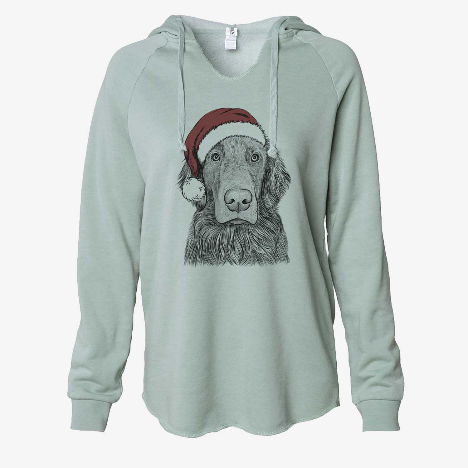 Pippin the Flat Coated Retriever - Cali Wave Hooded Sweatshirt