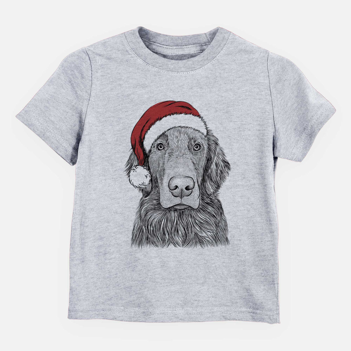 Santa Pippin the Flat Coated Retriever - Kids/Youth/Toddler Shirt