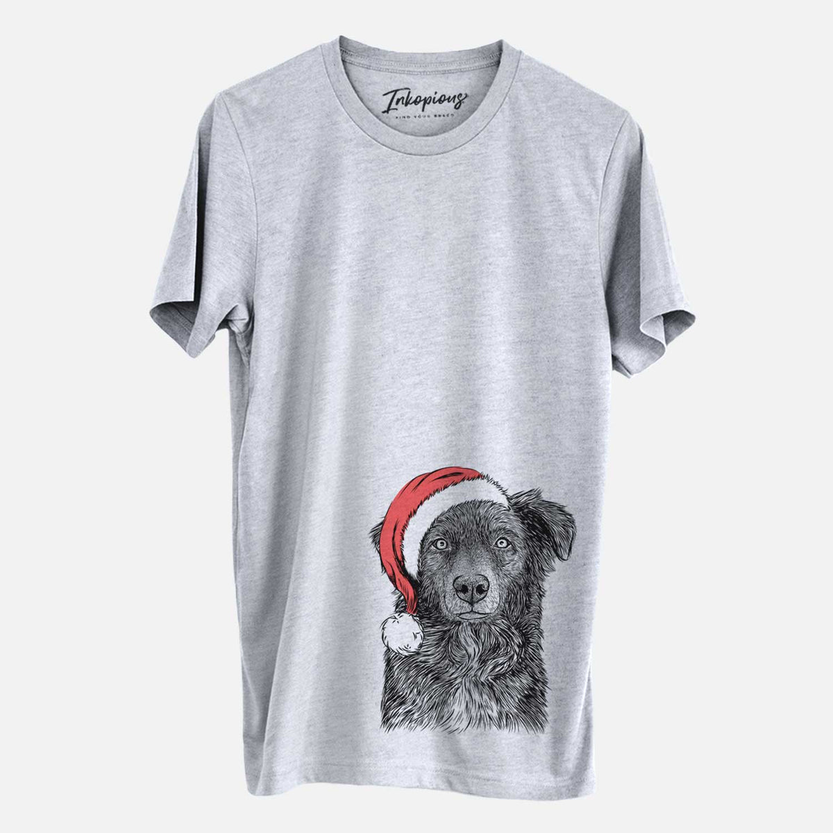 Santa Pixel the Australian Shepherd - Unisex Crewneck