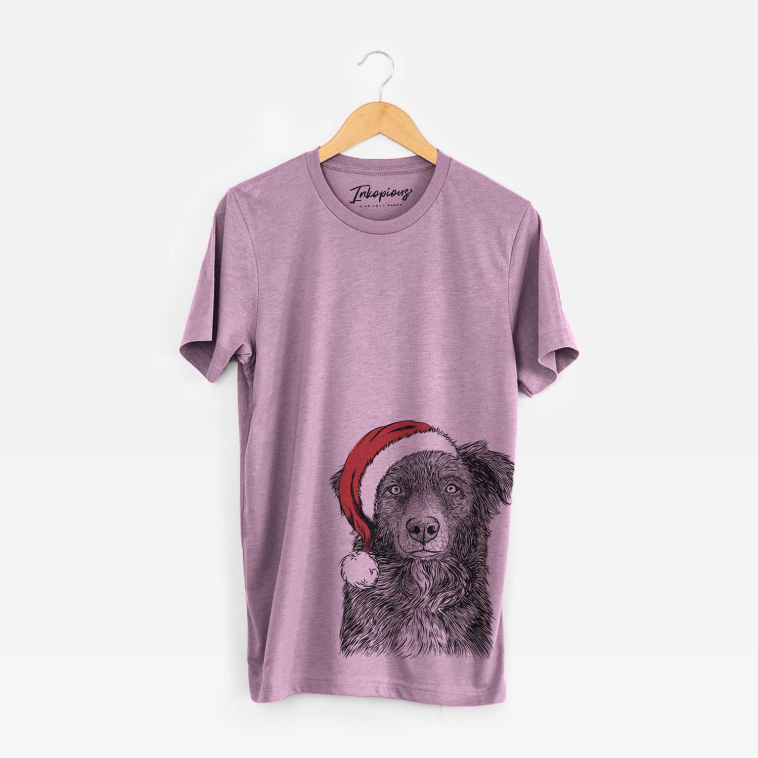 Santa Pixel the Australian Shepherd - Unisex Crewneck