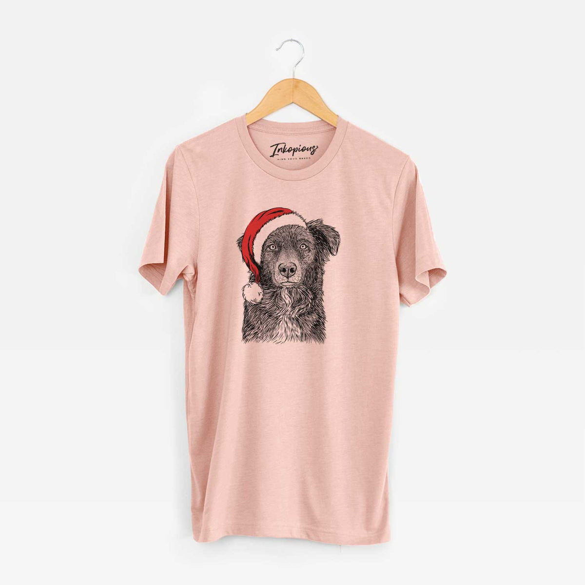 Santa Pixel the Australian Shepherd - Unisex Crewneck