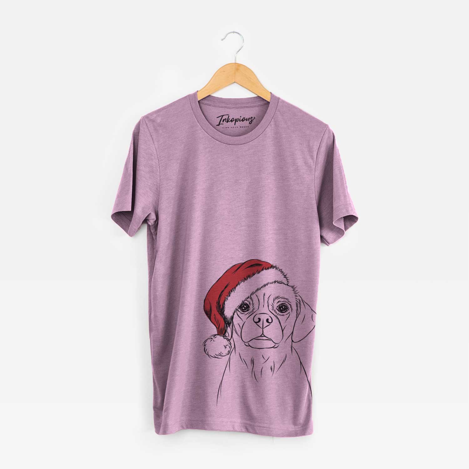 Santa Popcorn the Puggle - Unisex Crewneck