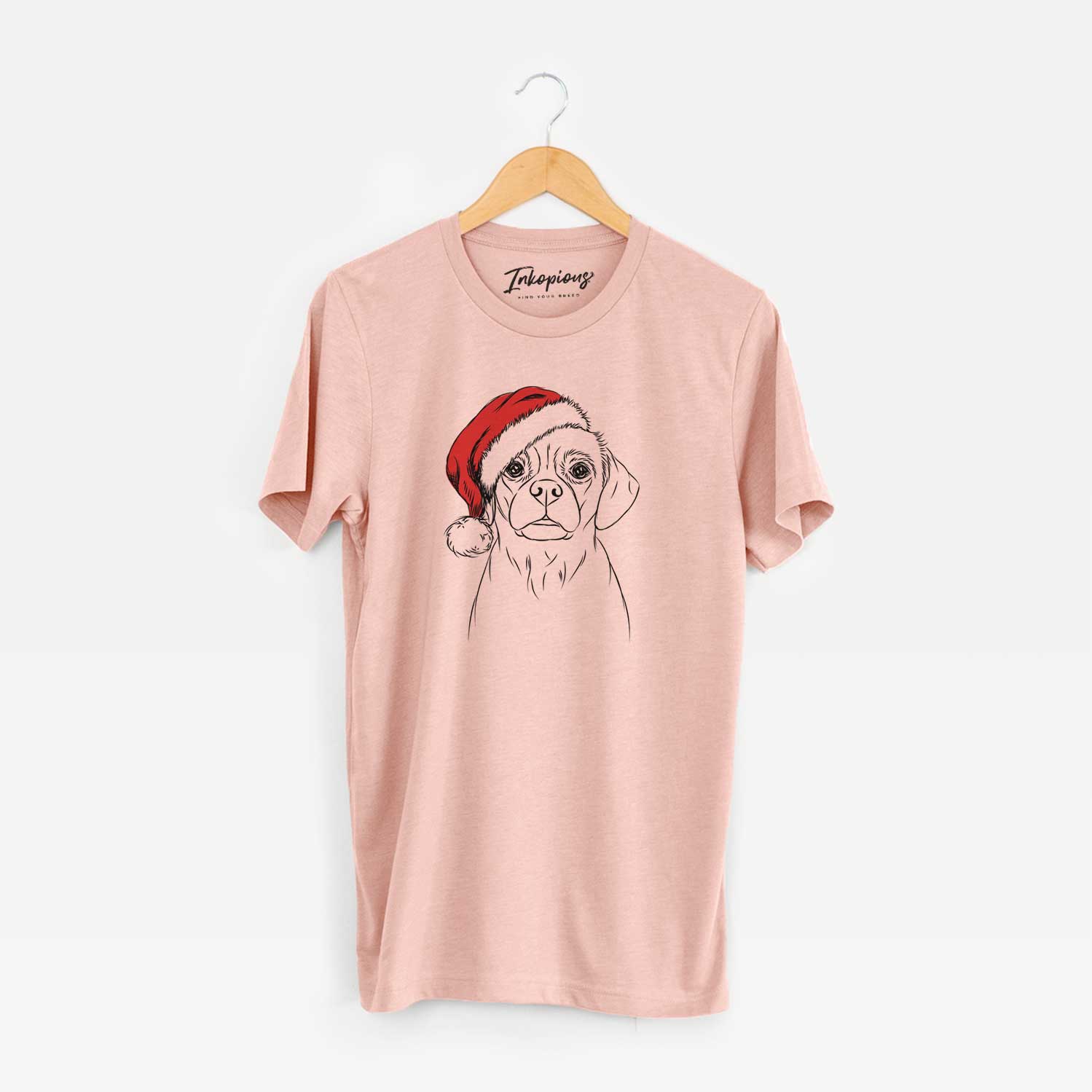 Santa Popcorn the Puggle - Unisex Crewneck