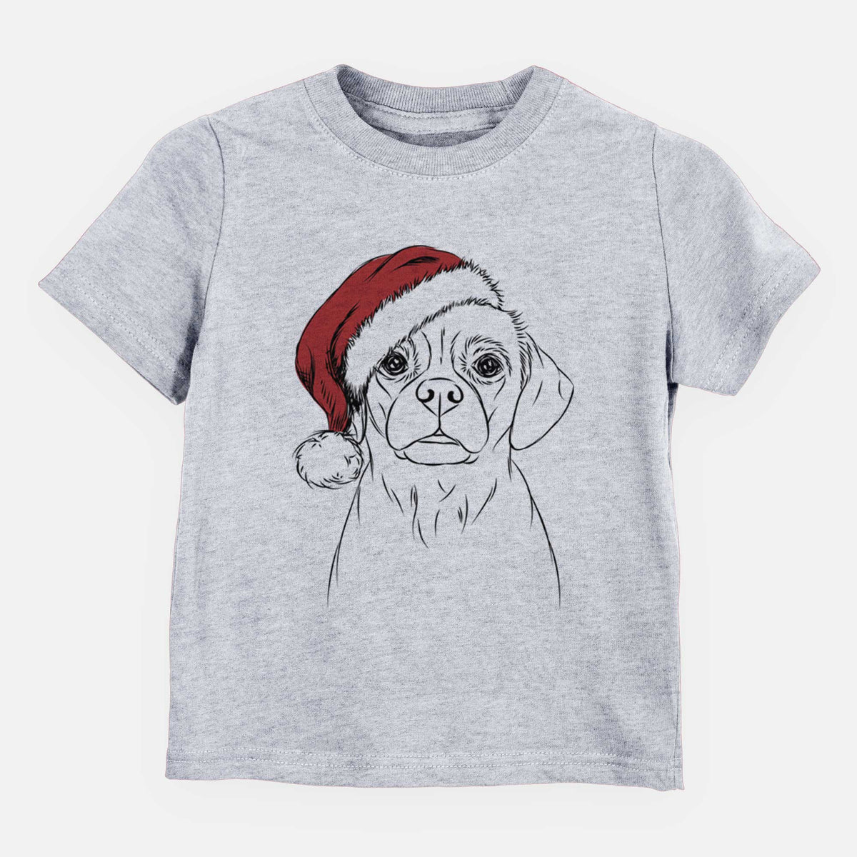 Santa Popcorn the Puggle - Kids/Youth/Toddler Shirt