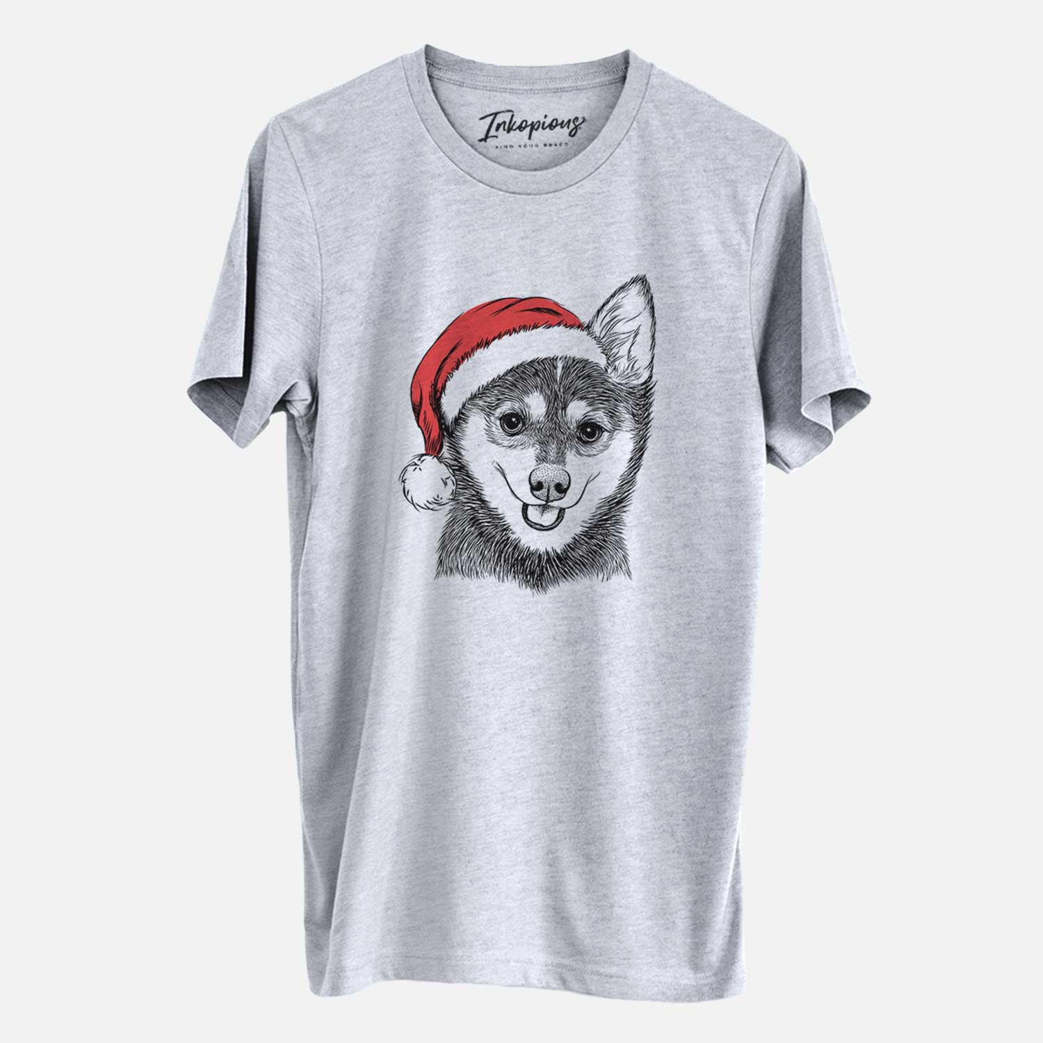 Santa Posey the Alaskan Klee Kai - Unisex Crewneck