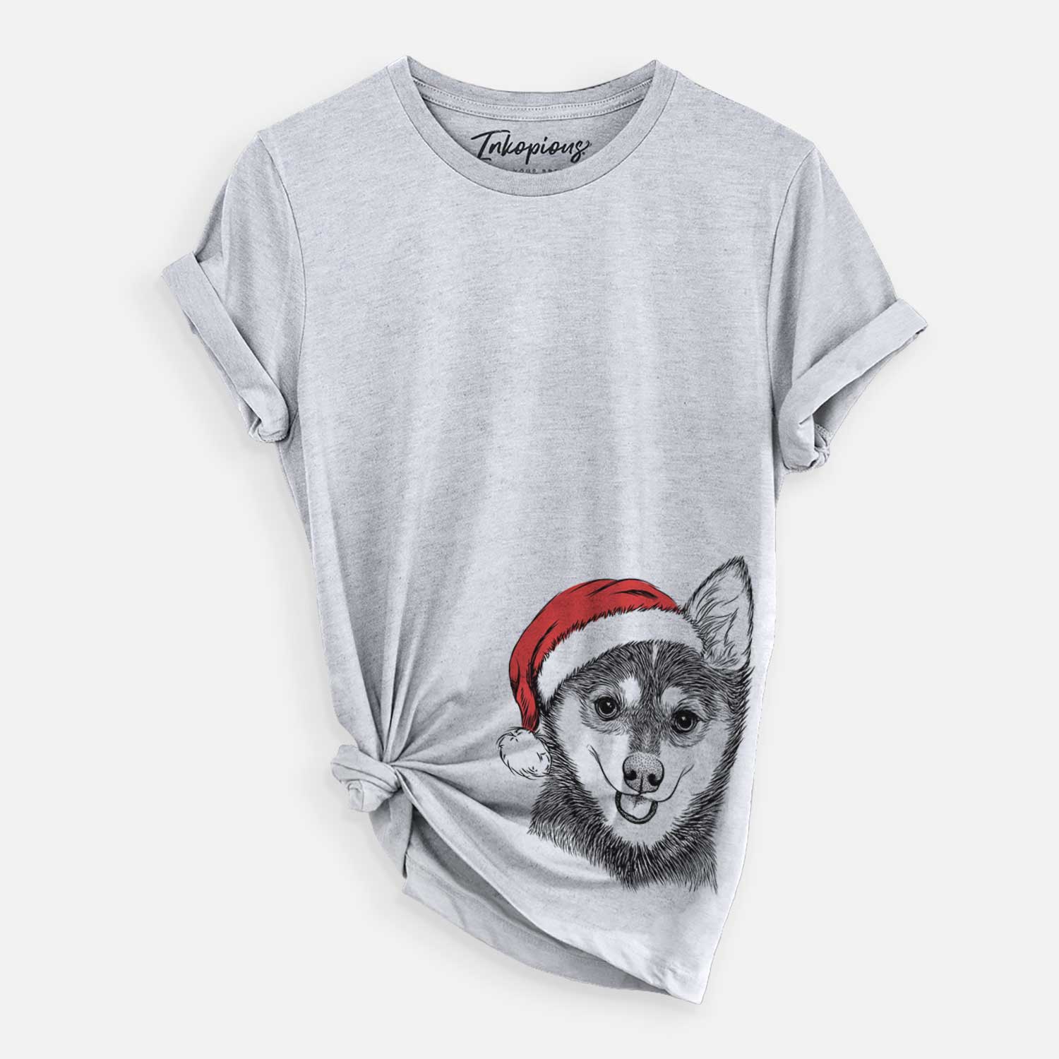 Santa Posey the Alaskan Klee Kai - Unisex Crewneck