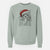 Santa Preston the Powderpuff Chinese Crested - Unisex Pigment Dyed Crew Sweatshirt