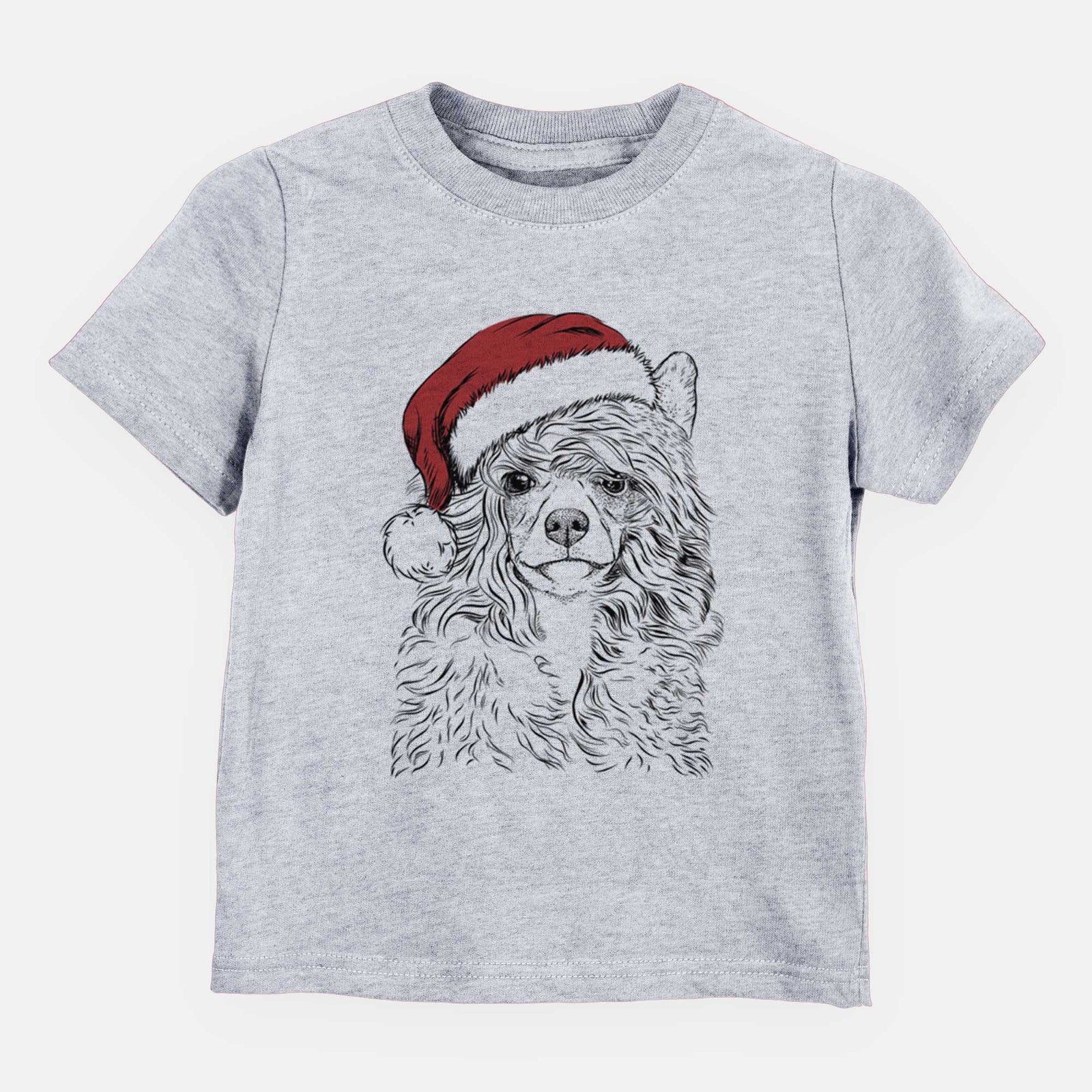 Santa Preston the Powderpuff Chinese Crested - Kids/Youth/Toddler Shirt