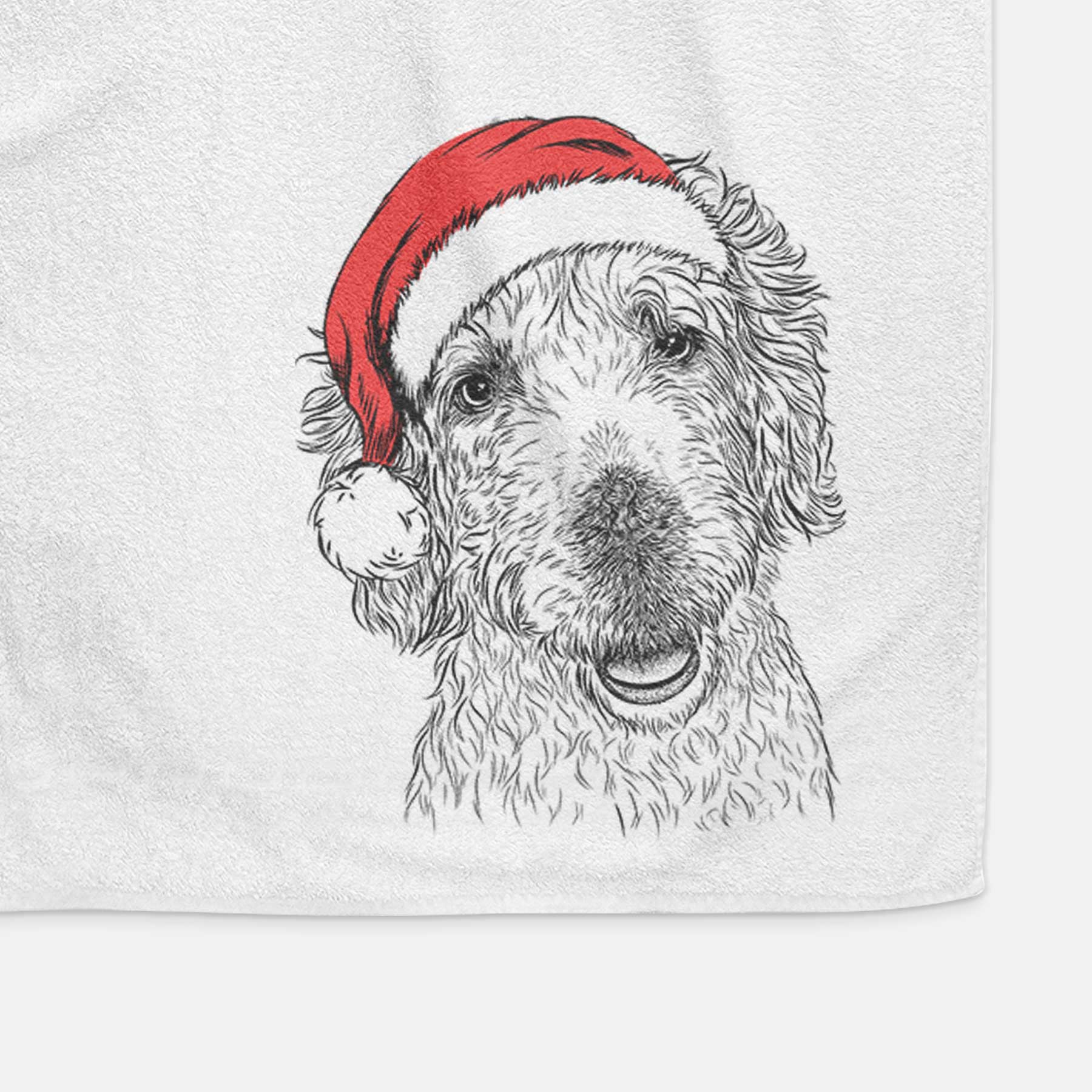 Preston the Labradoodle Decorative Hand Towel