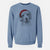 Santa Preston the Labradoodle - Unisex Pigment Dyed Crew Sweatshirt