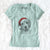 Santa Preston the Labradoodle - Women's V-neck Shirt