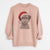 Santa Pretzel the Schnoodle - Unisex Pigment Dyed Crew Sweatshirt