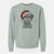 Santa Pretzel the Schnoodle - Unisex Pigment Dyed Crew Sweatshirt