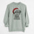 Santa Pretzel the Schnoodle - Unisex Pigment Dyed Crew Sweatshirt