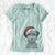 Santa Pretzel the Schnoodle - Women's V-neck Shirt