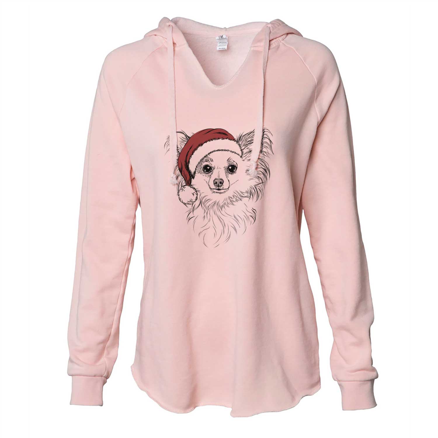 Princess Ava Bisou the Long Haired Chihuahua - Cali Wave Hooded Sweatshirt