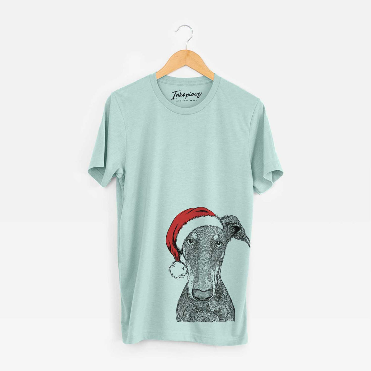 Santa Princess Fiona the Doberman Pinscher - Unisex Crewneck