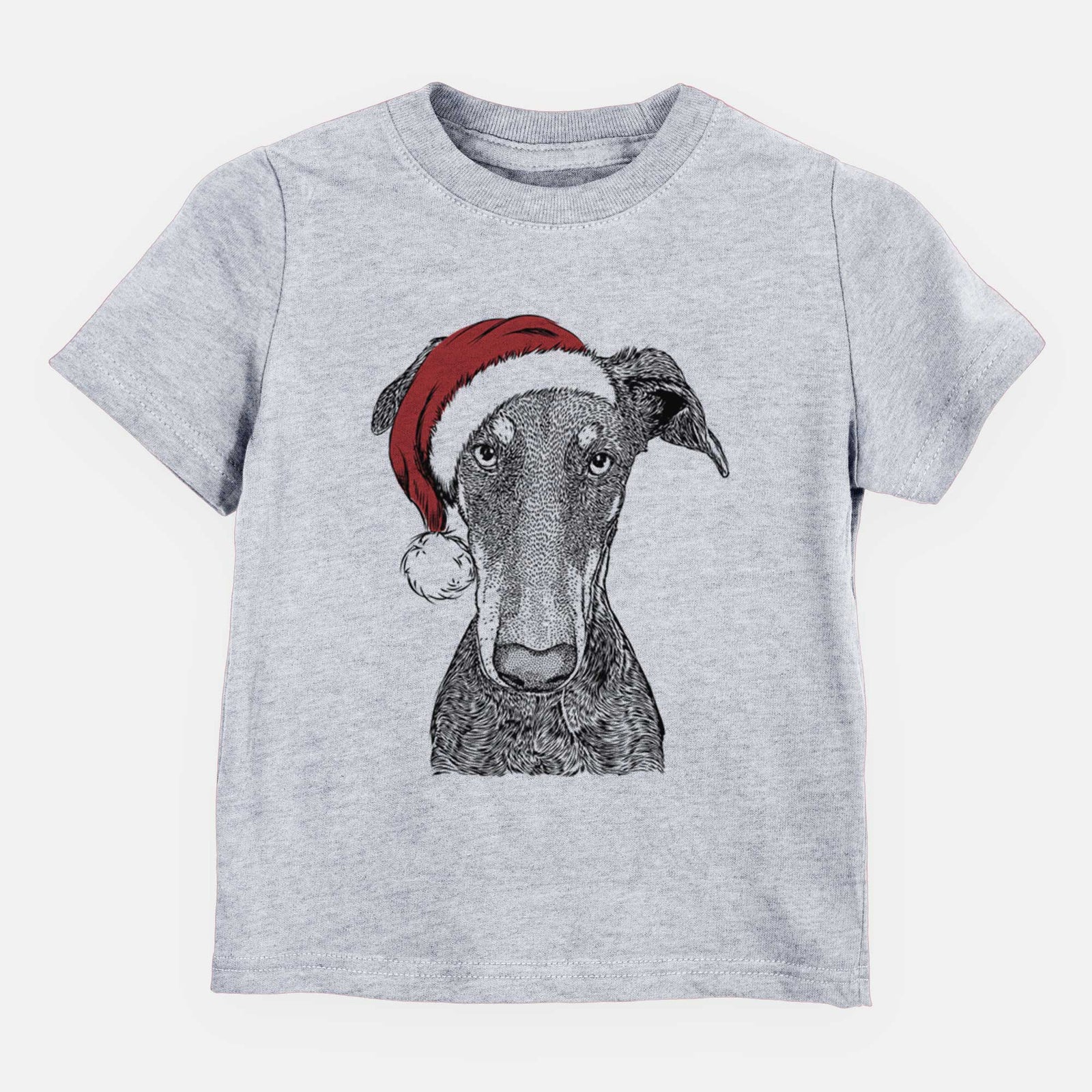 Santa Princess Fiona the Doberman Pinscher - Kids/Youth/Toddler Shirt