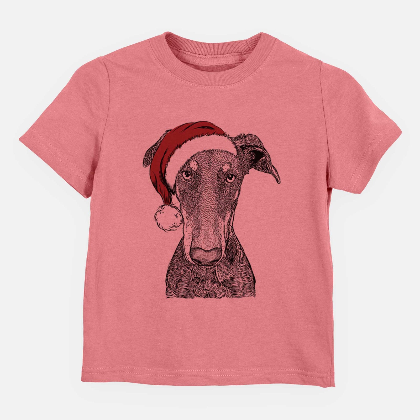 Santa Princess Fiona the Doberman Pinscher - Kids/Youth/Toddler Shirt