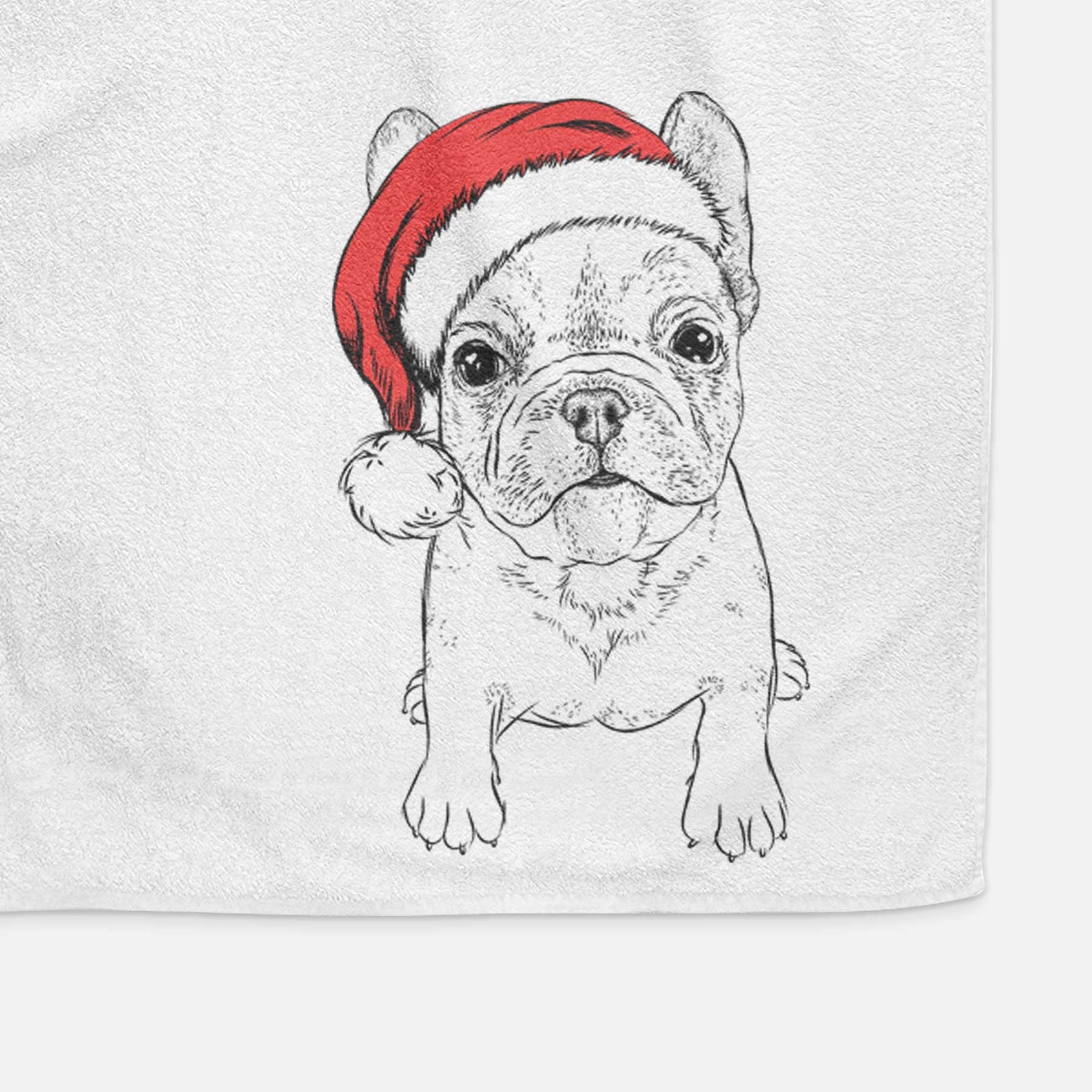 Puppy Pierre the French Bulldog Decorative Hand Towel