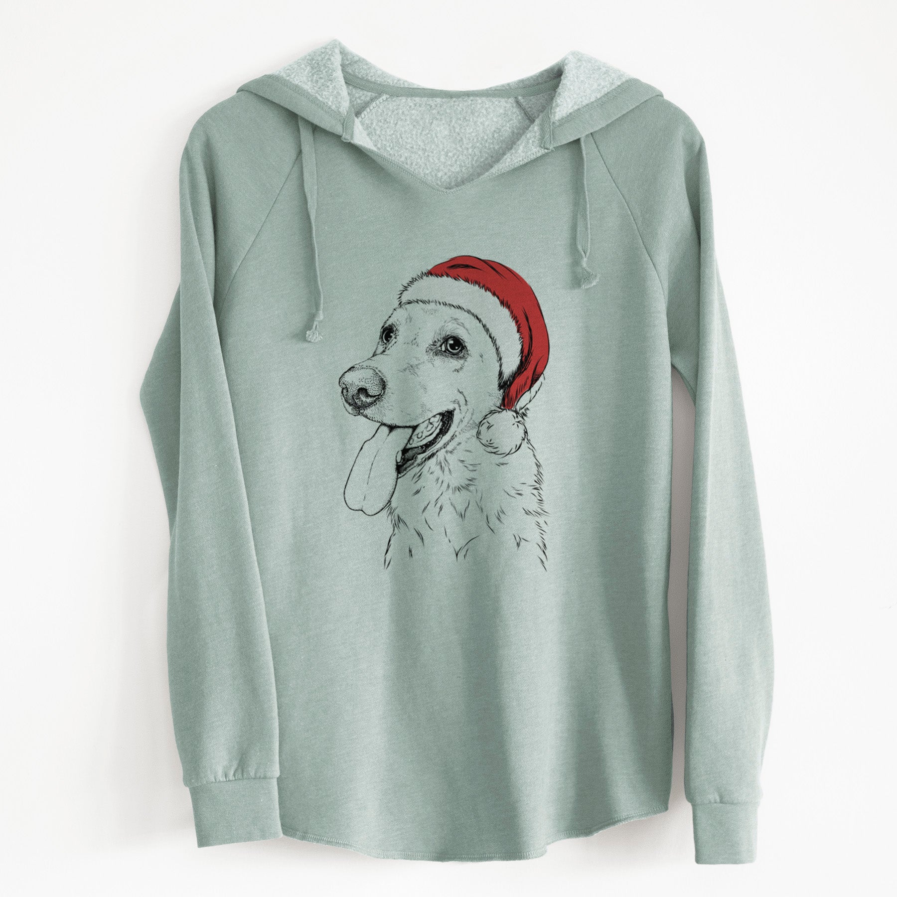 Santa Purl the British Lab - Cali Wave Hooded Sweatshirt