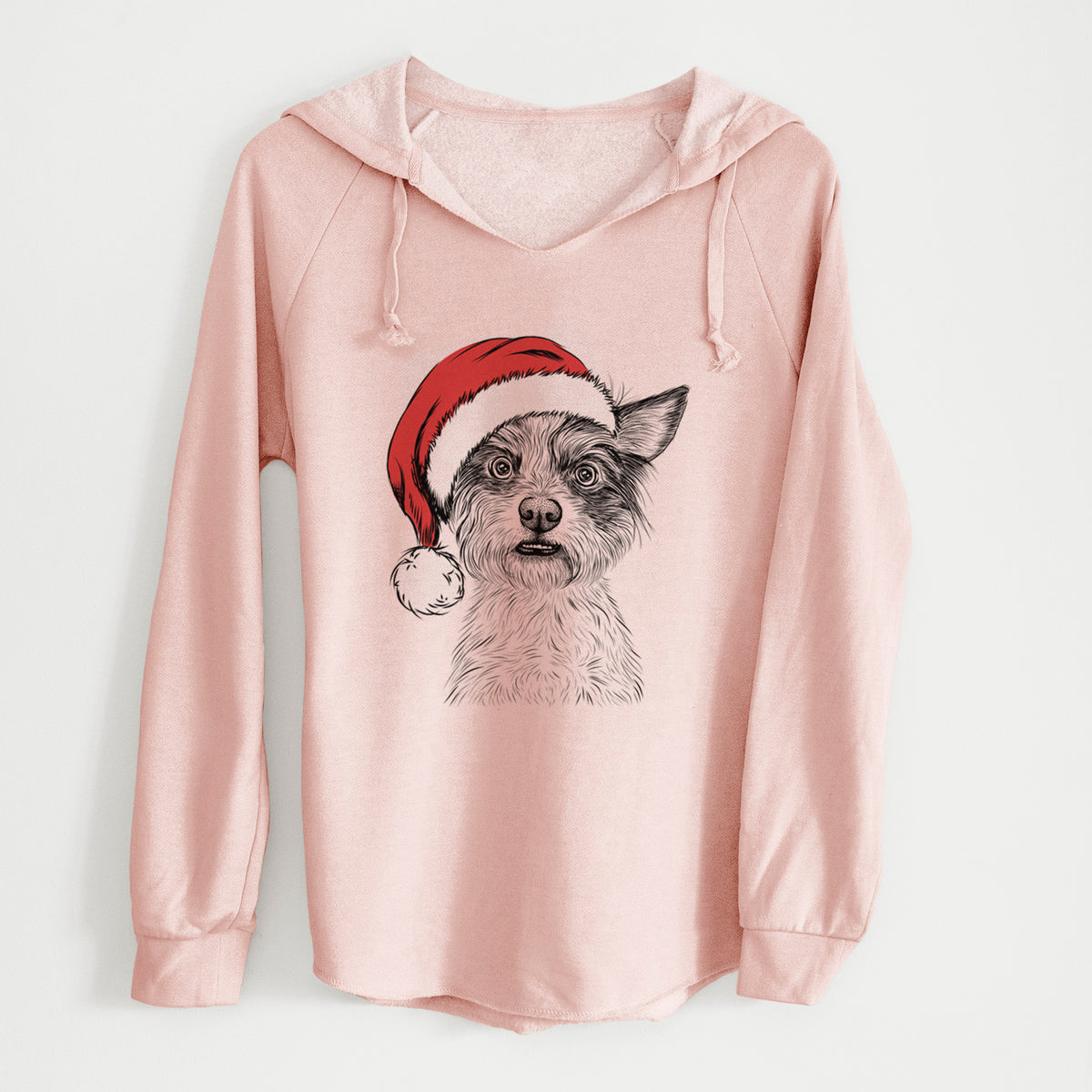 Santa Quigley the Mixed Breed - Cali Wave Hooded Sweatshirt